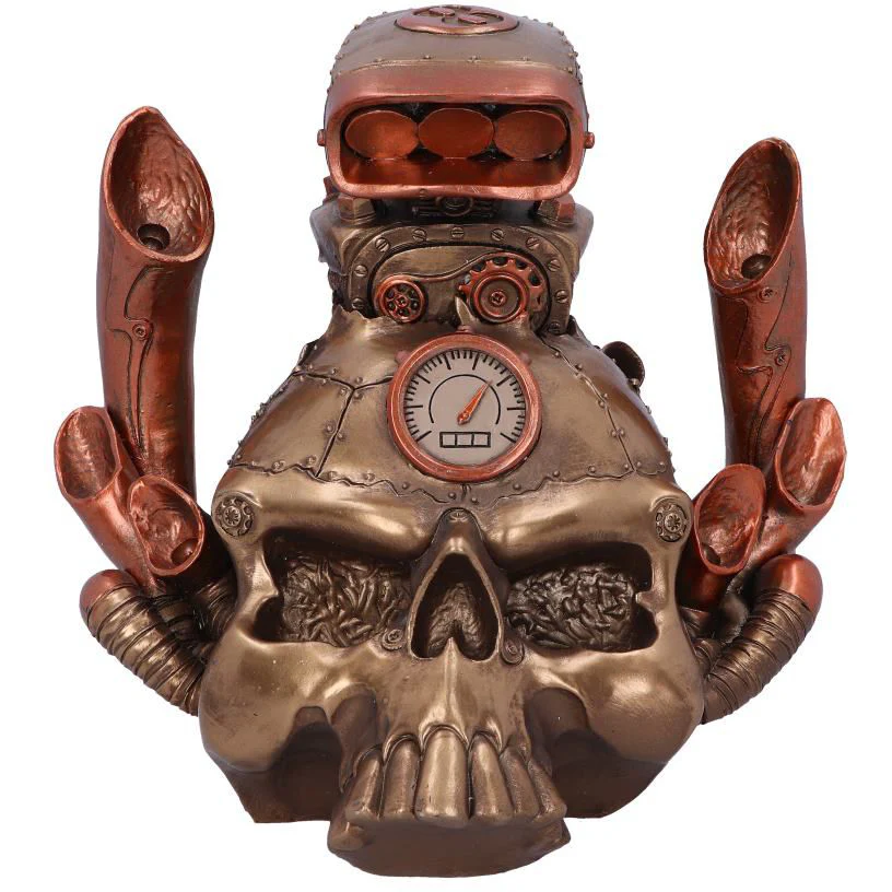 Petrol Head Steampunk Skull - Image 6