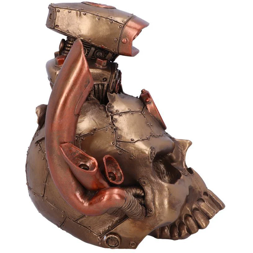 Petrol Head Steampunk Skull - Image 8