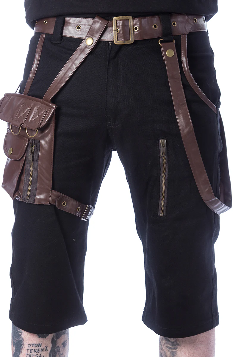 Poizen Necro Steampunk Shorts (32, 34)