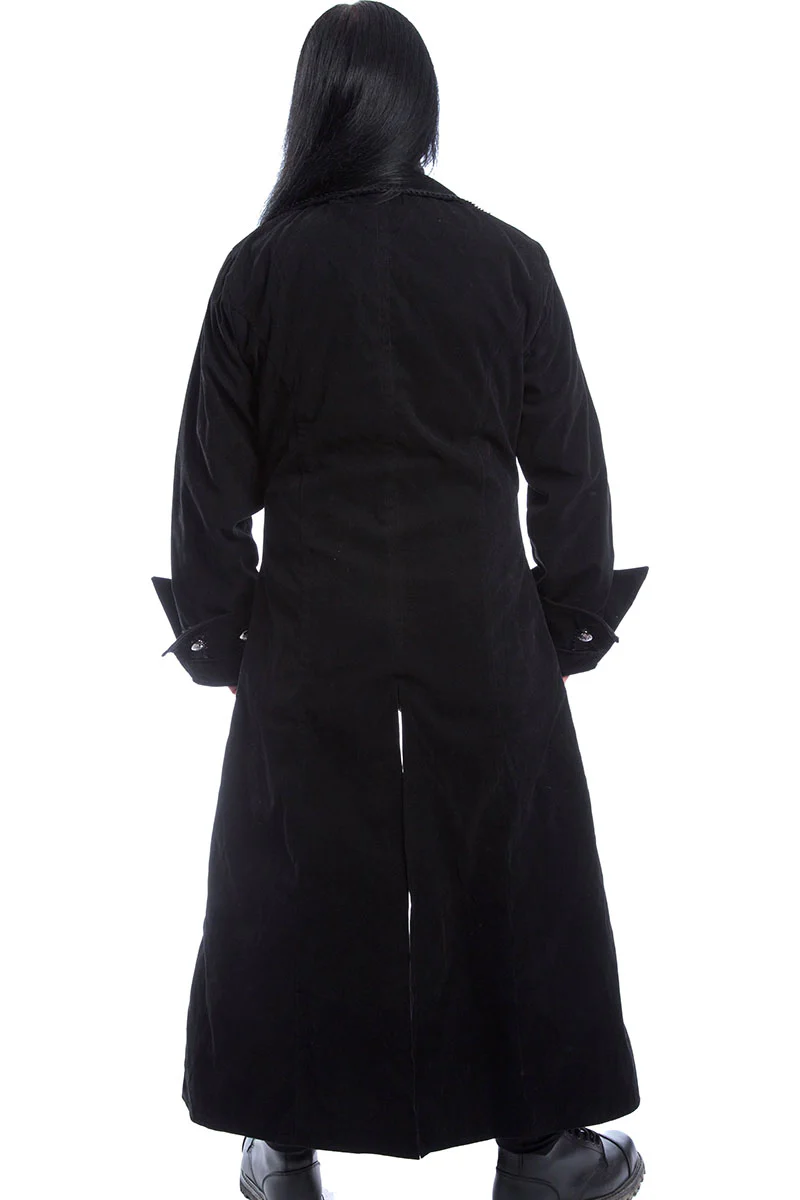 Poizen Quentin Coat Black Velvet (S) - Image 3