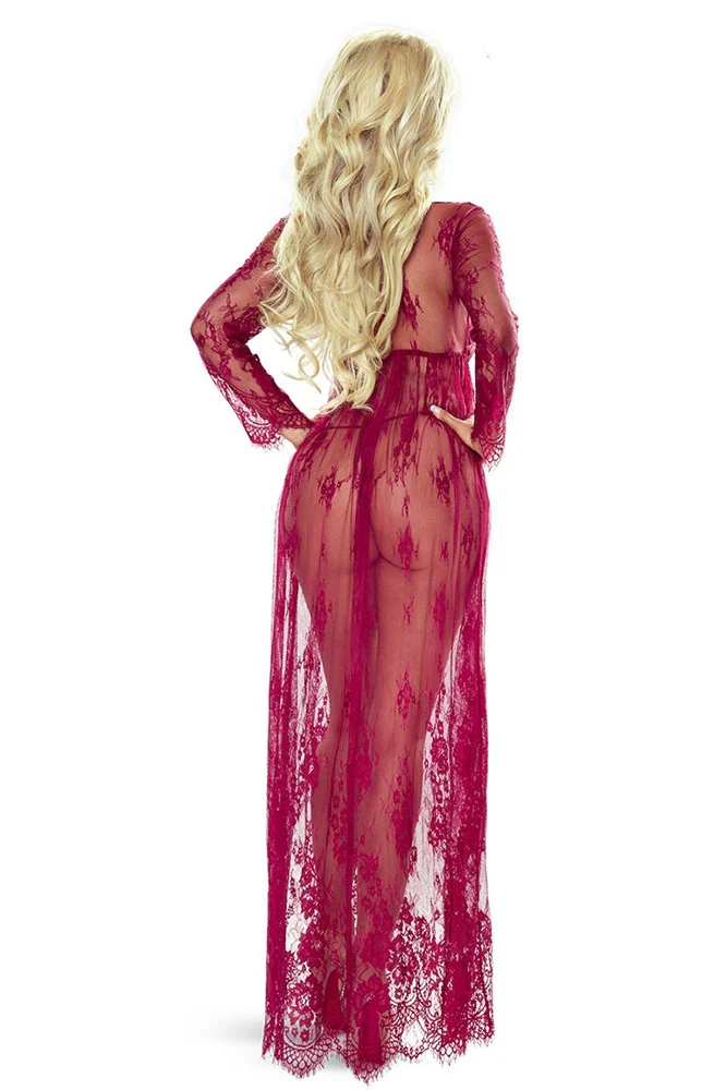 Provocative 7046 Elegant Robe Wine - Image 4
