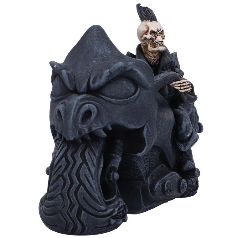 Ride or Die Skeleton Biker Figurine - Image 7