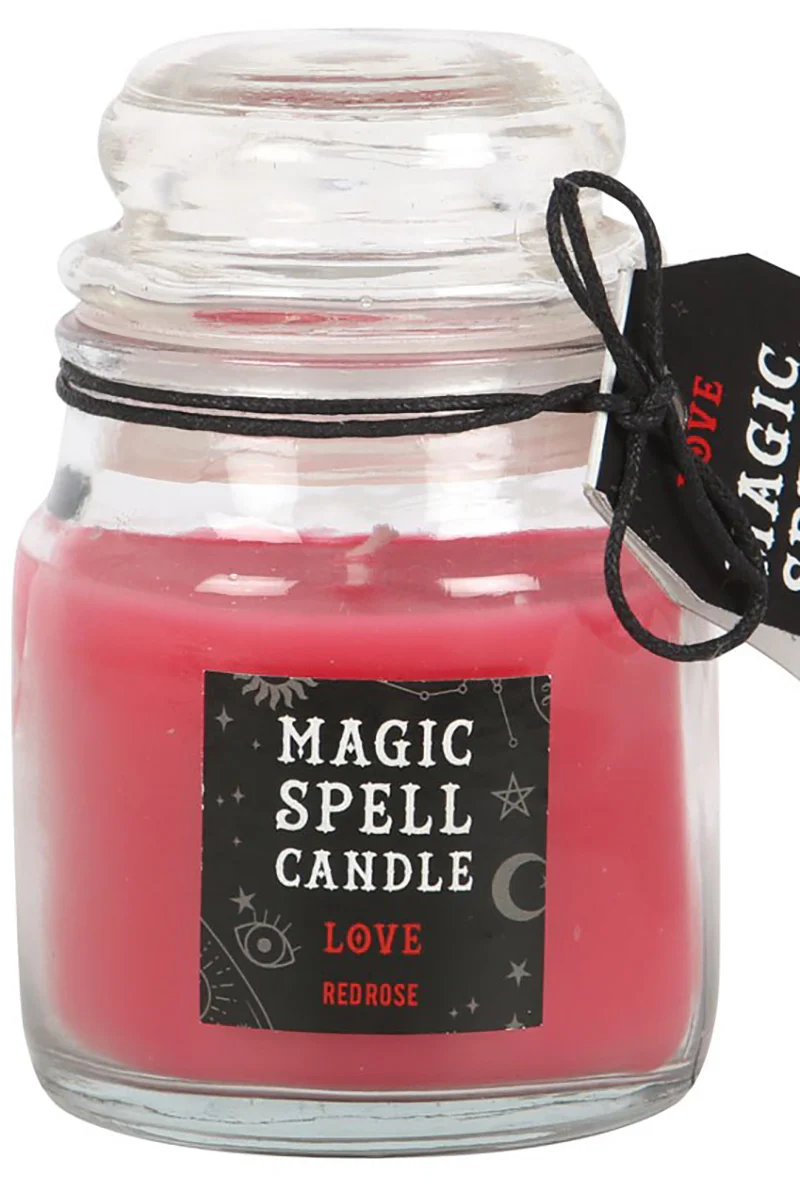 Rose 'Love' Spell Candle Jar