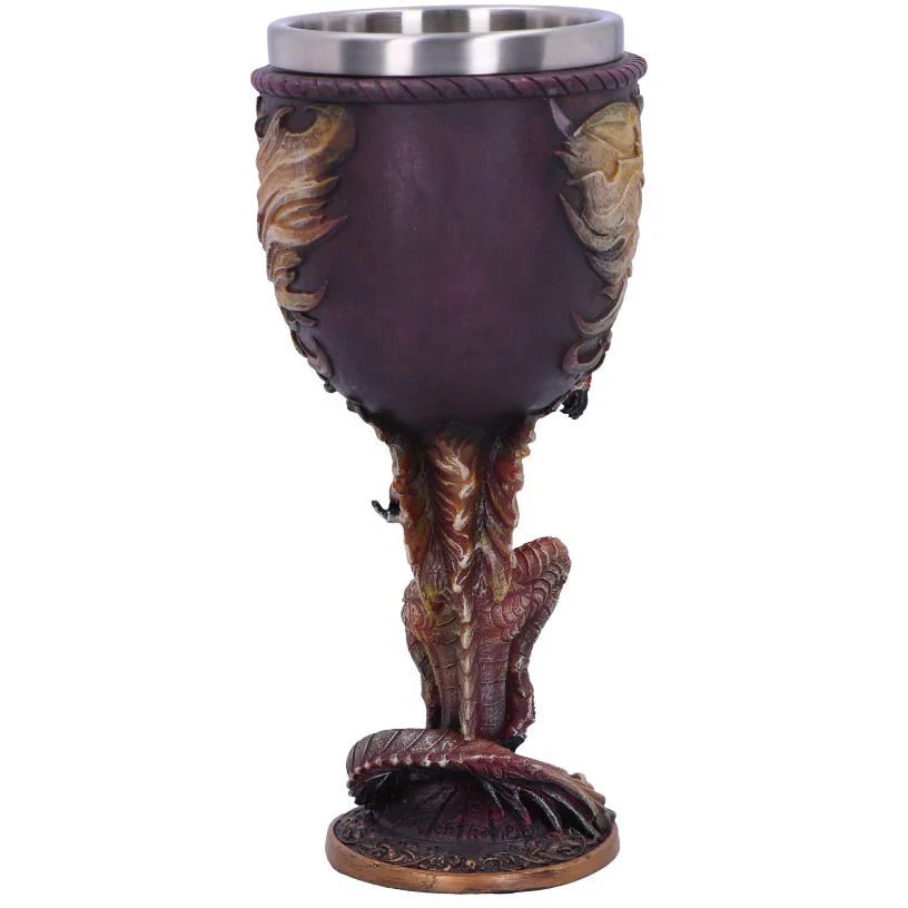 Ruth Thompson Flame Blade Dragon Goblet - Image 3