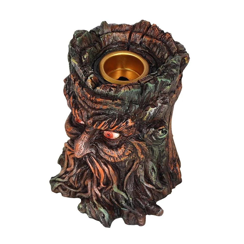Small Green Man Backflow Incense Burner - Image 2