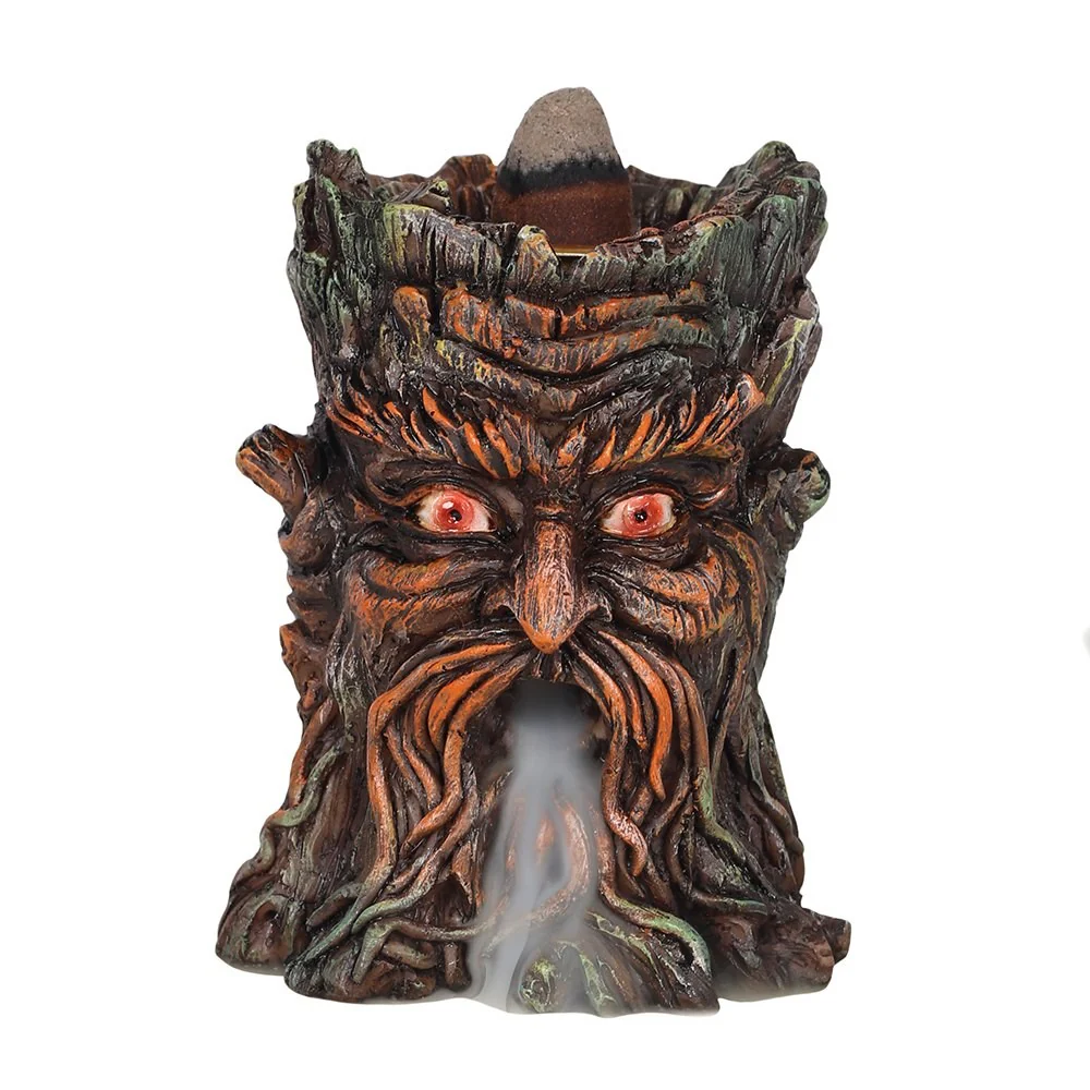 Small Green Man Backflow Incense Burner - Image 3