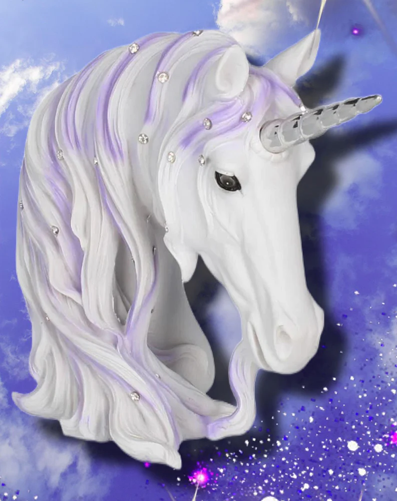 Small White Jewelled Magnificence Unicorn - Image 2