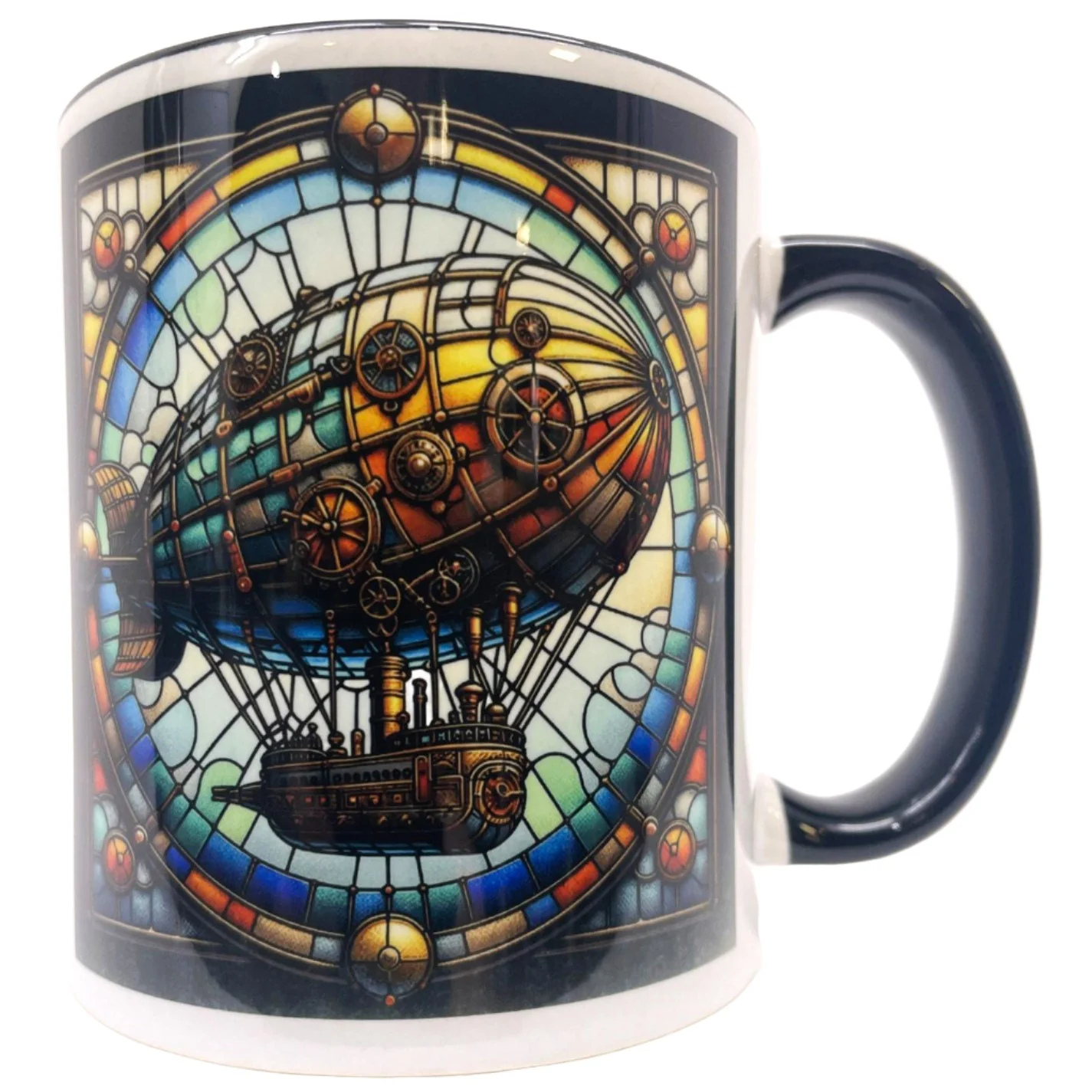 Steampunk Airship Mug Art028 - Image 2
