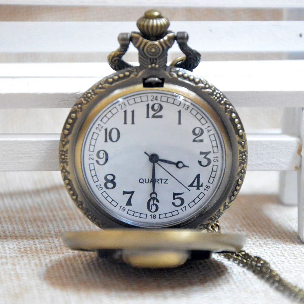 Steampunk Pirate Pocket Watch Black - Image 3