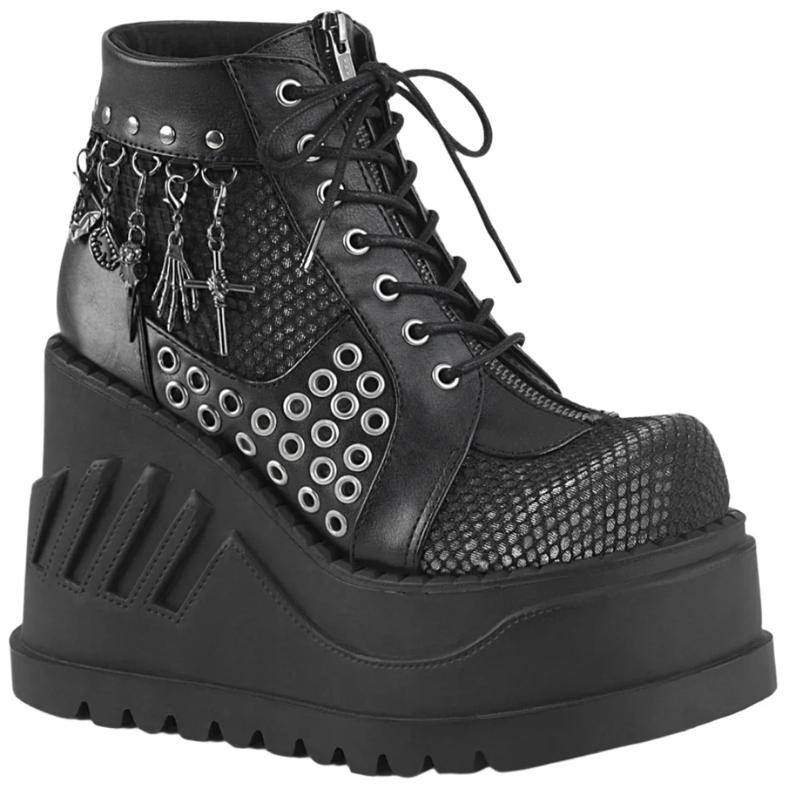 DemoniaCult STOMP-18 Shoes Black (UK6) - Image 2