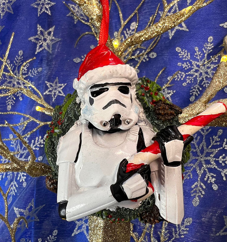 Stormtrooper Wreath Hanging Ornament - Image 2