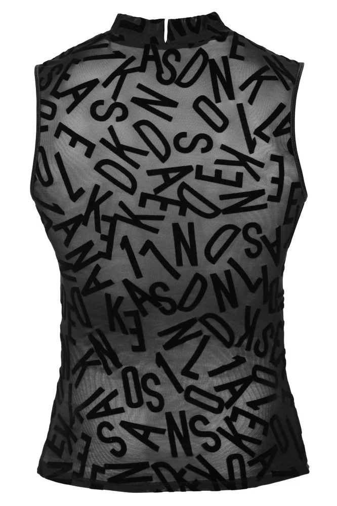 Svenjoyment Alphabet Print Top - Image 7