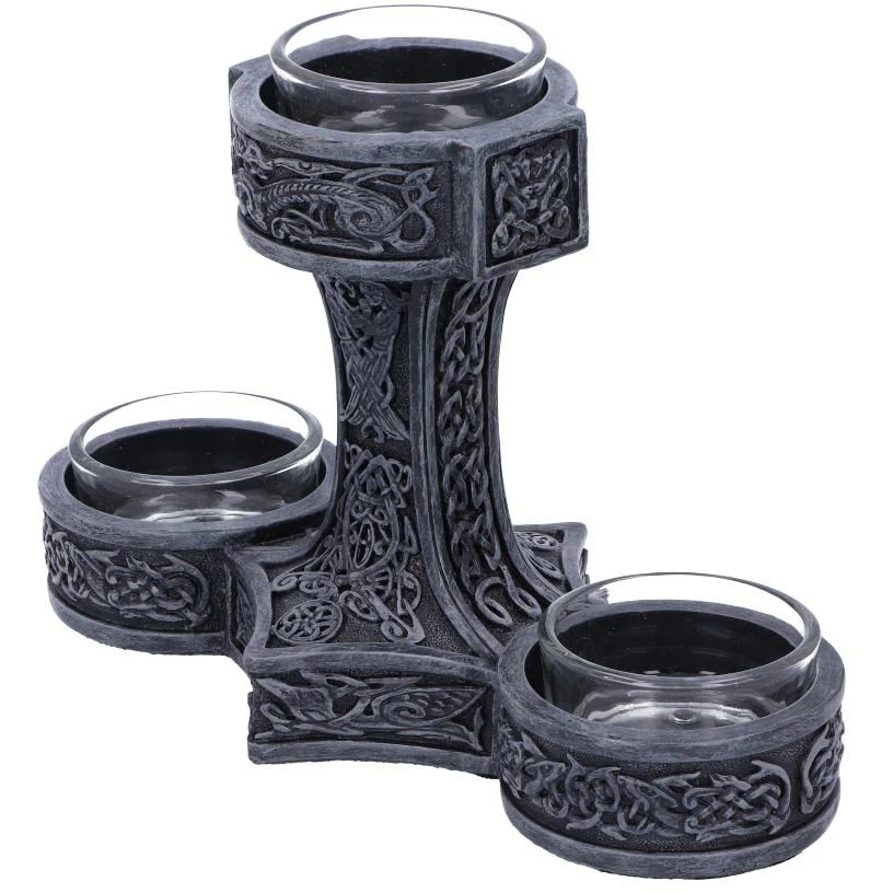 Thors Hammer Tea Light Holder - Image 2