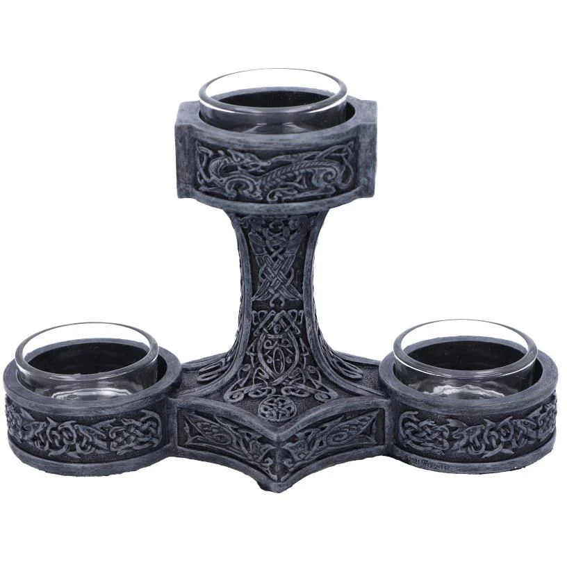 Thors Hammer Tea Light Holder - Image 3