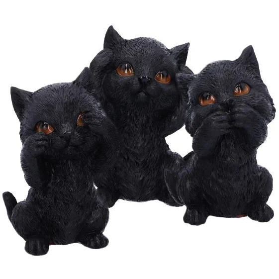 Three Wise Kitties - Image 4
