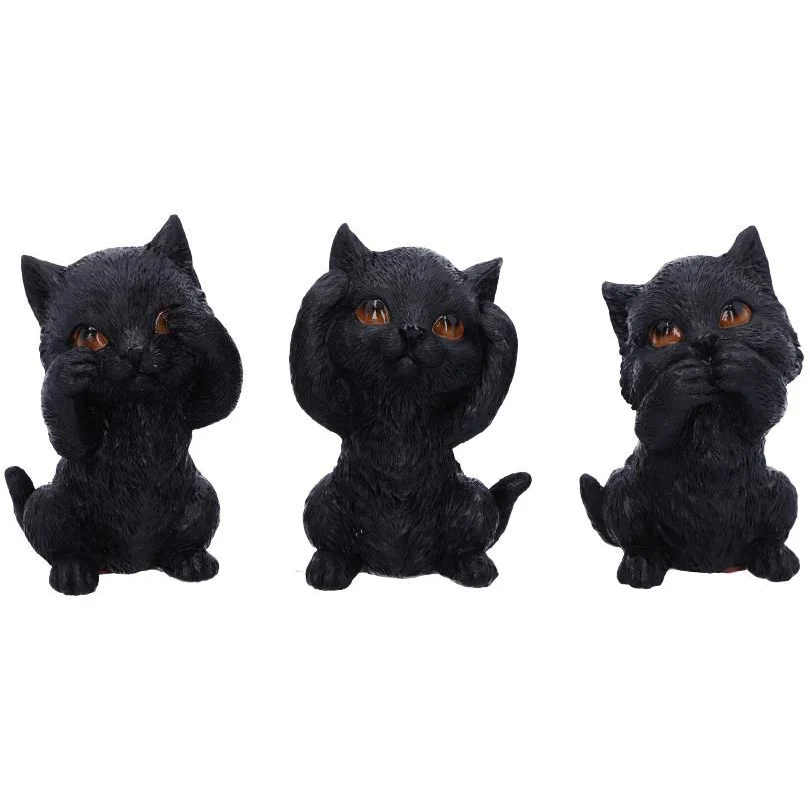 Three Wise Kitties - Image 5