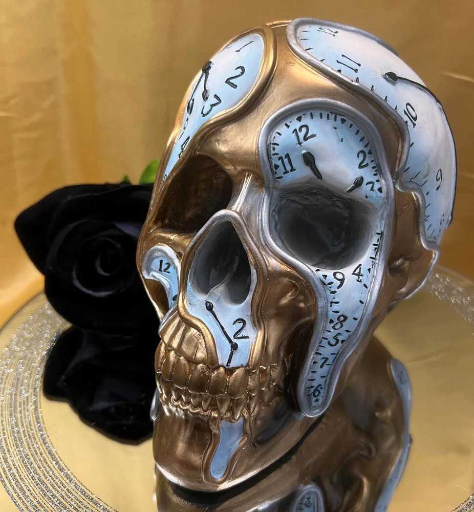 Time Goes By Clock Skull - Image 4