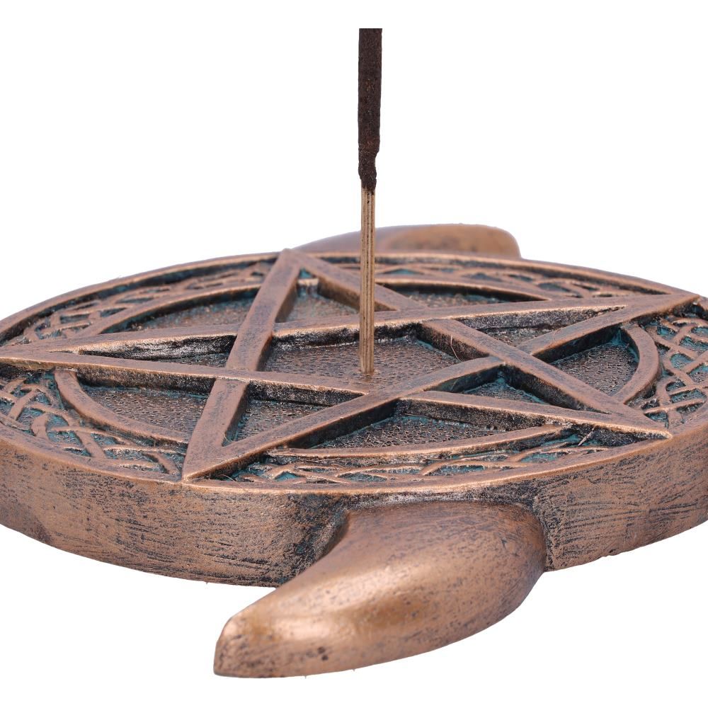 Triple Moon Pentacle Incense Burner - Image 6