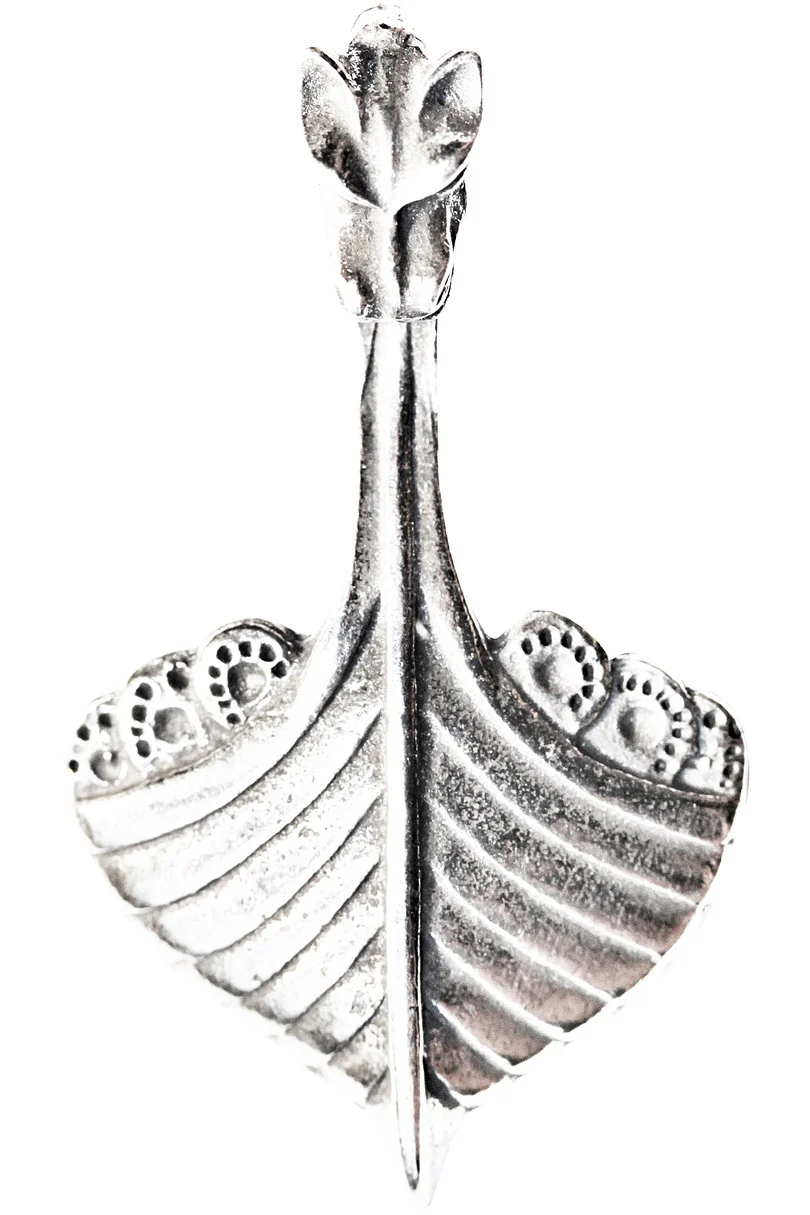 Trove of Valhalla Dragonhead Boat Viking Gothic Pendant