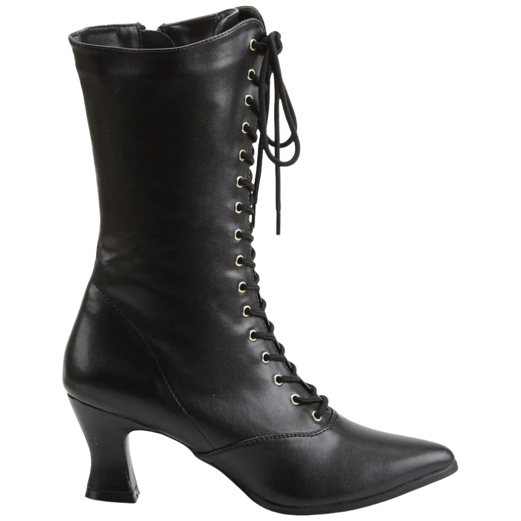 Funtasma Victorian 120 Boots Black (UK3, 4, 5, 6, 8) - Image 2