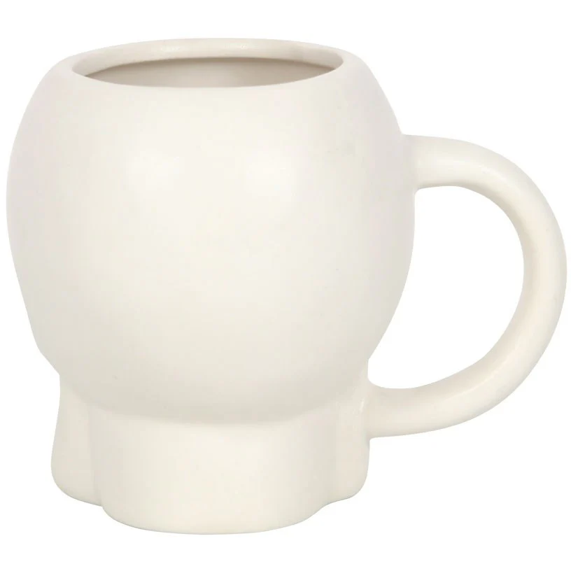 White Skull Mug - Image 3