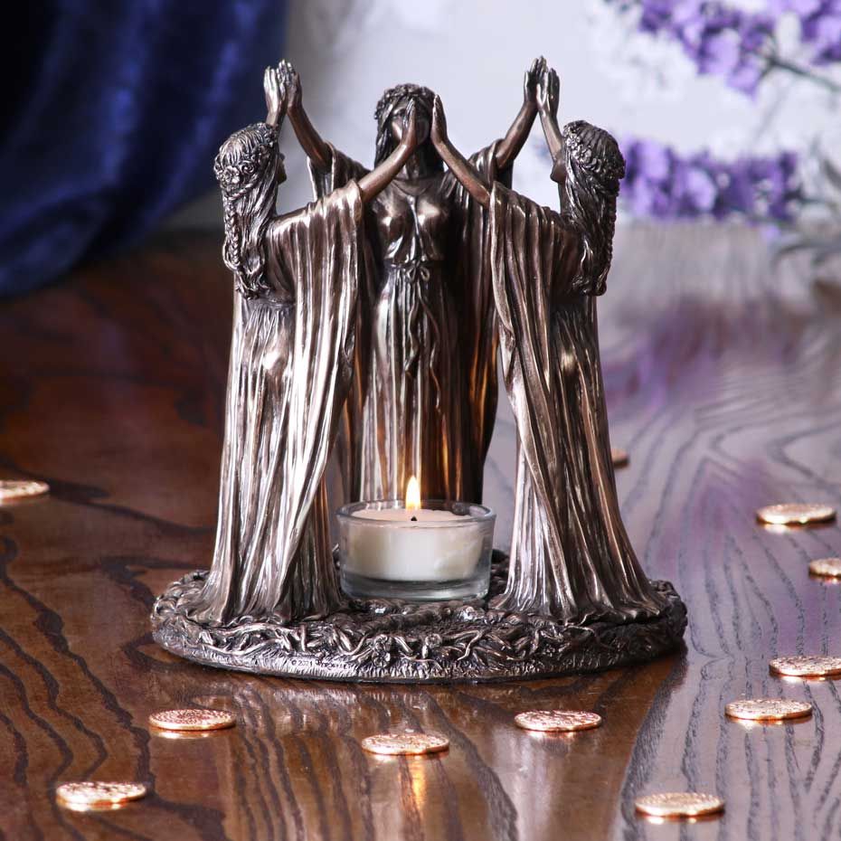 Wicca Ceremony Tea Light Holder - Image 7