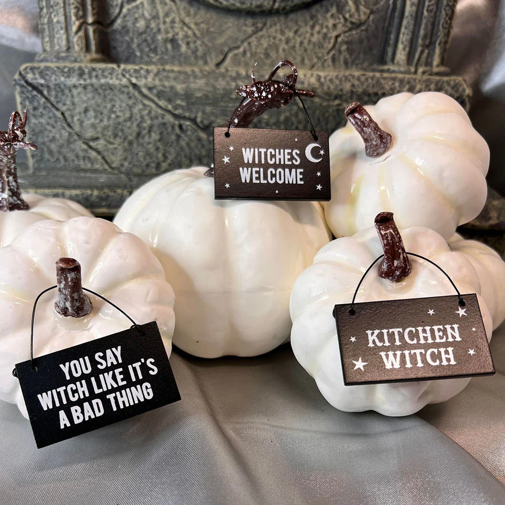 Witches Welcome Witchy Hanging Mini Sign - Image 2