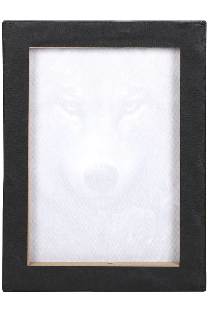 Wolf Roses Canvas Plaque - Image 3