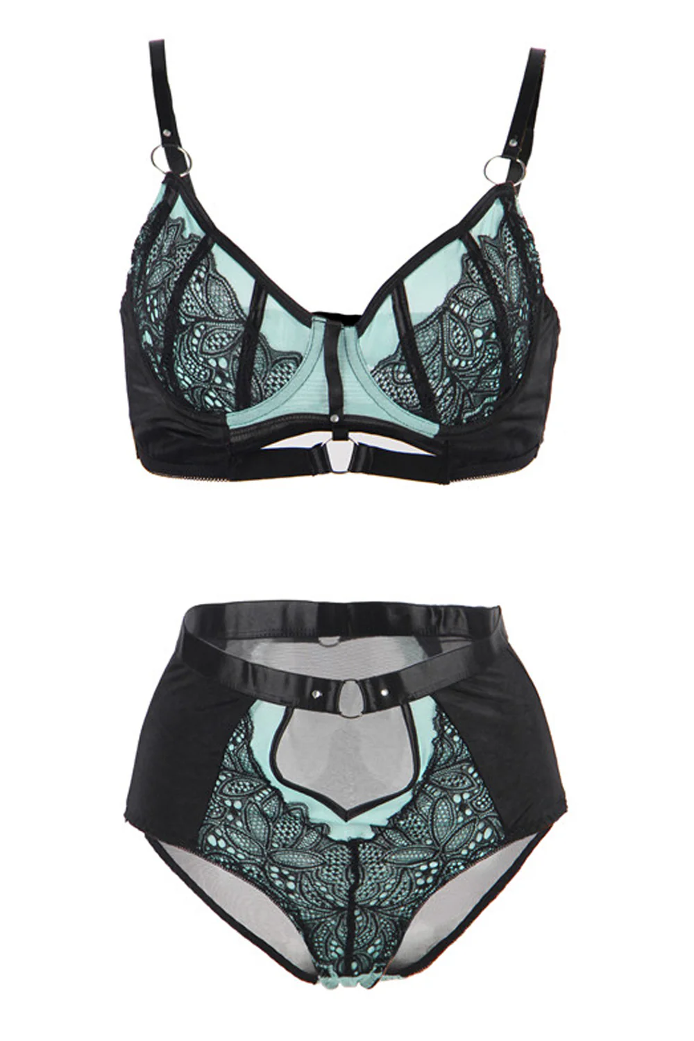YesX Blue Bra Lingerie Set - Image 11