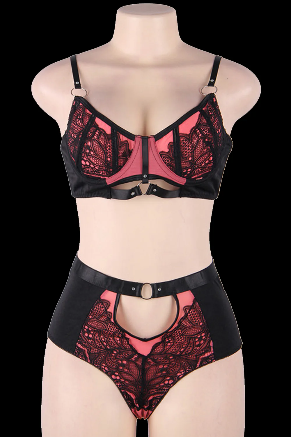 YesX Bra Set Pink - Image 9