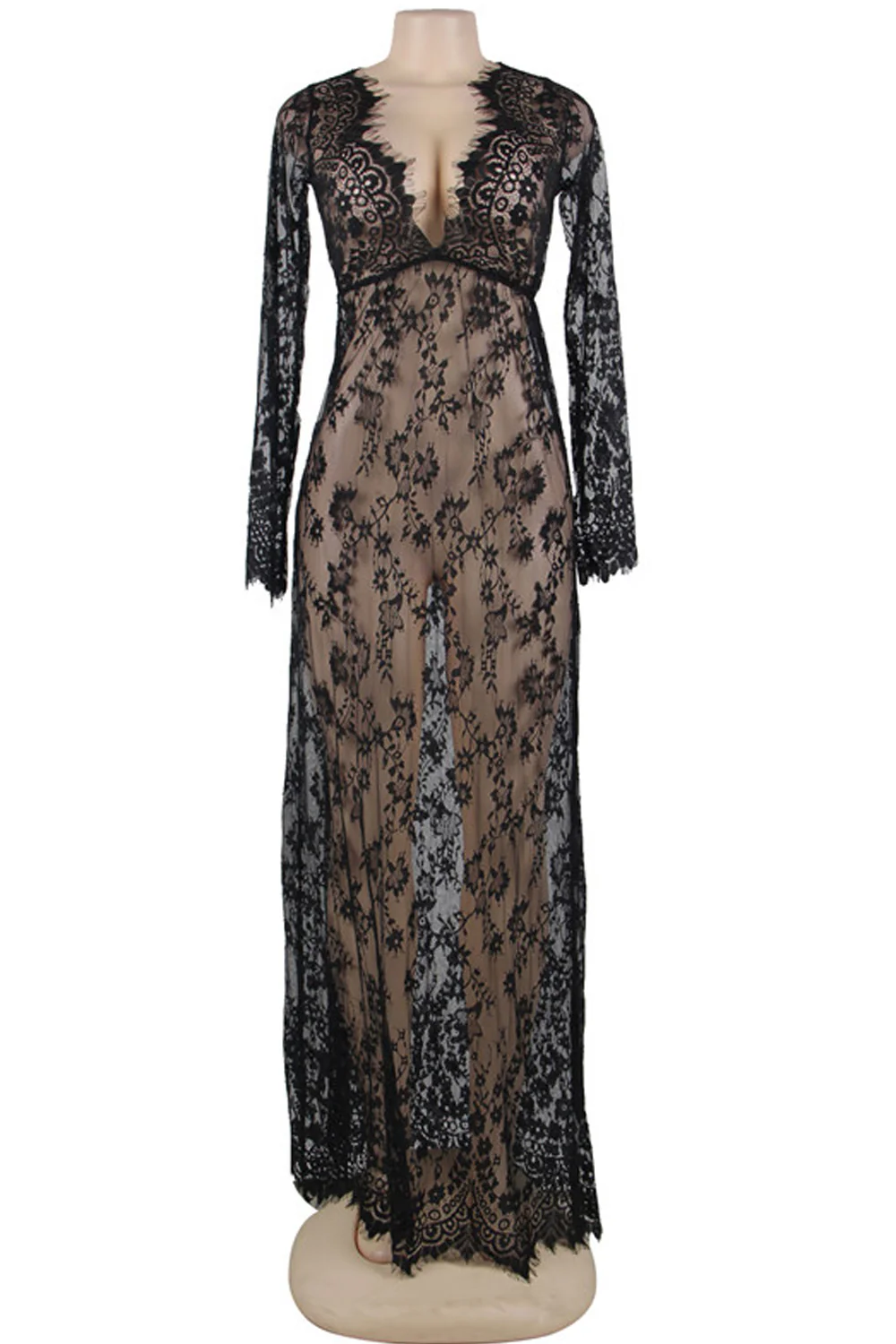 YesX Long Gown and Thong - Image 6