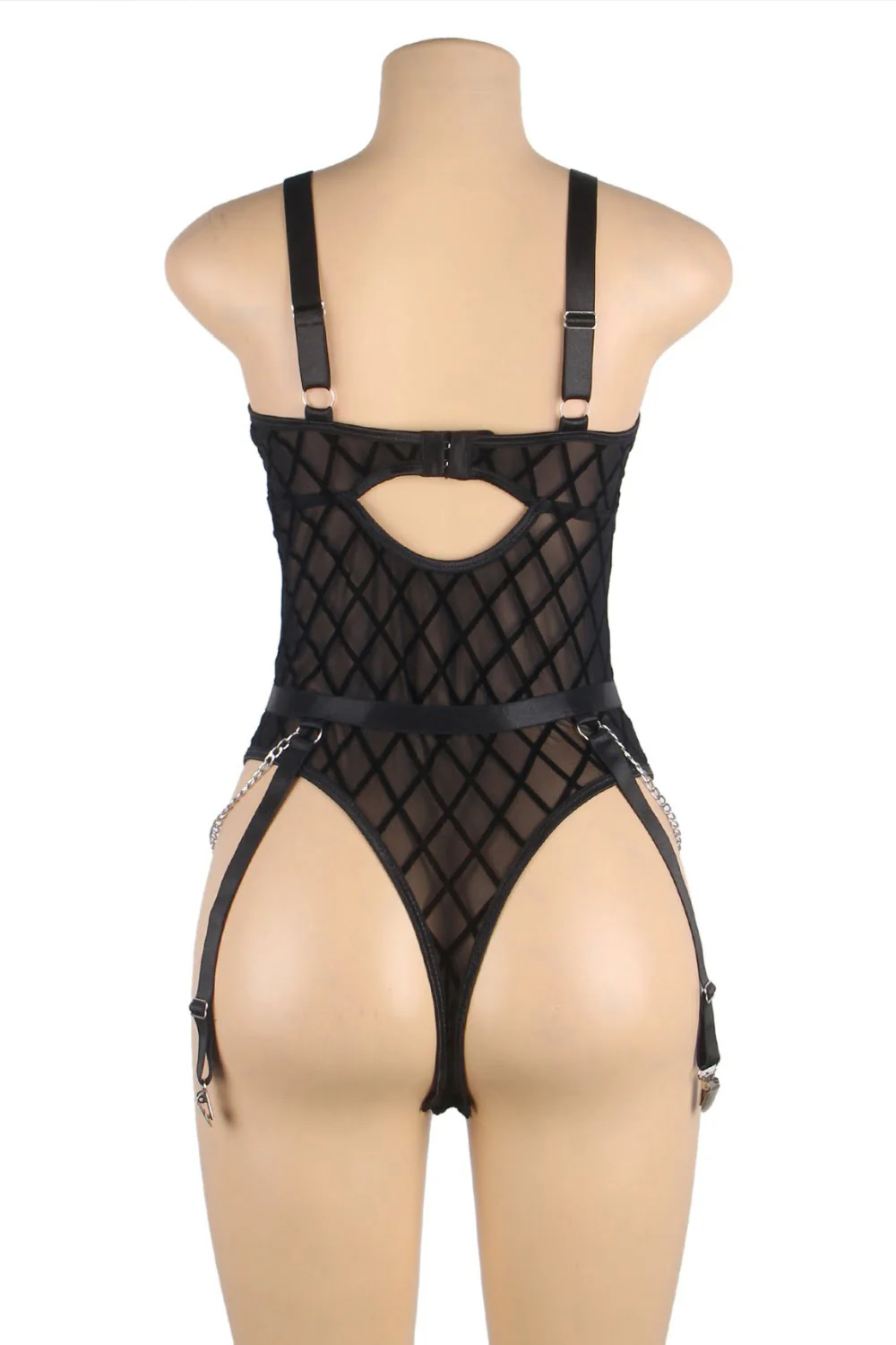YesX YX846 Black Bodysuit - Image 15