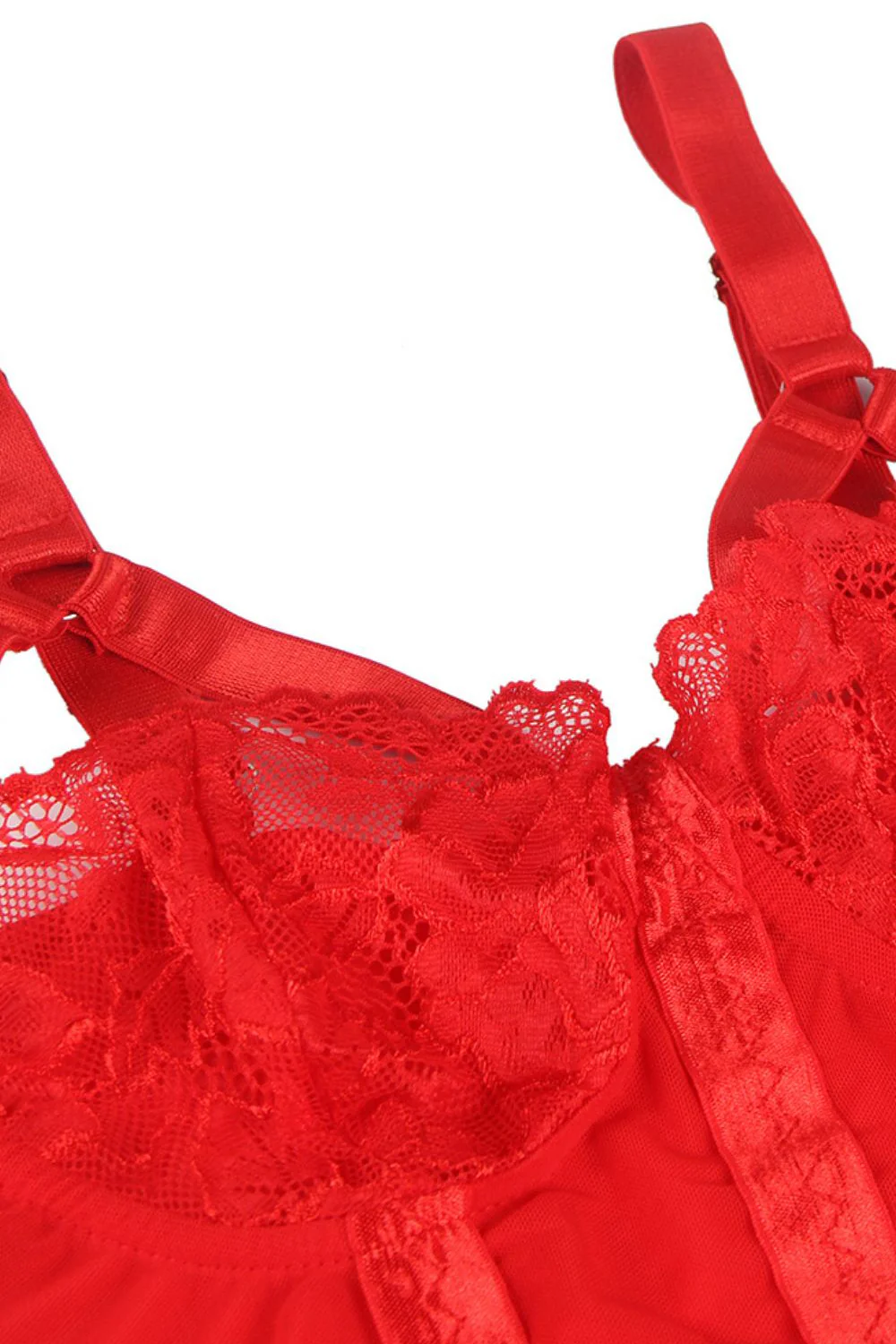 YesX YX858 Red Bodysuit - Image 8